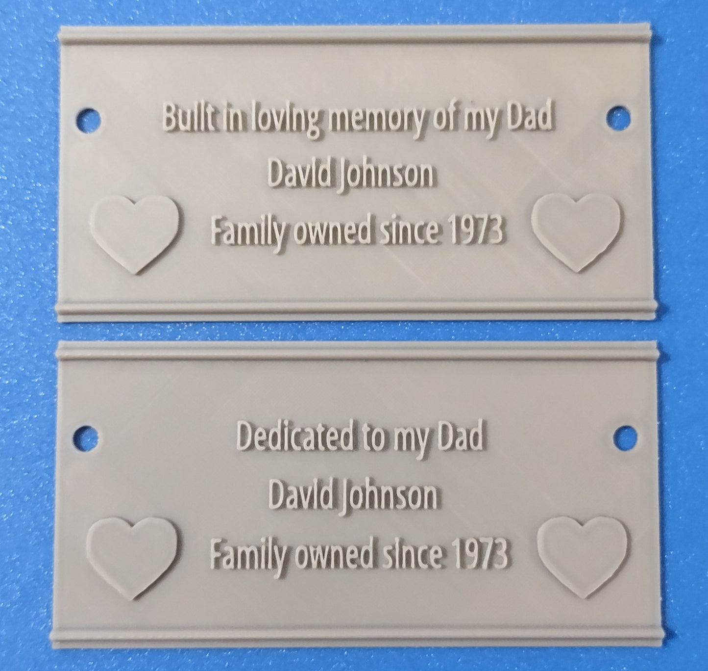 Mopar Fender Tag Novelty Reproduction Service