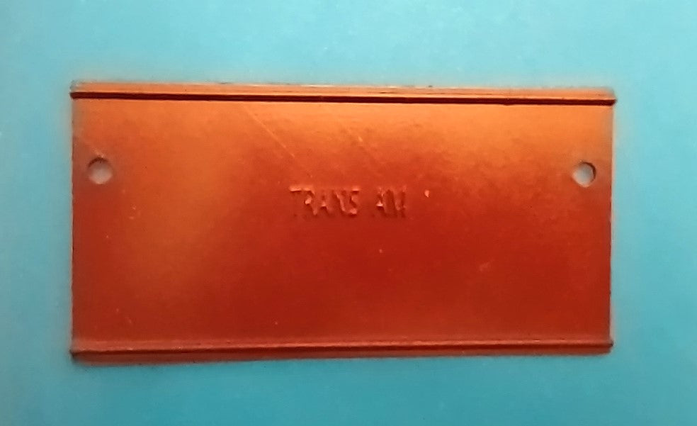 1969-1974 Mopar Fender Tag